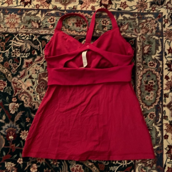 Lululemon Wrap It Up Tank in Cranberry Size 10 - Picture 9 of 10
